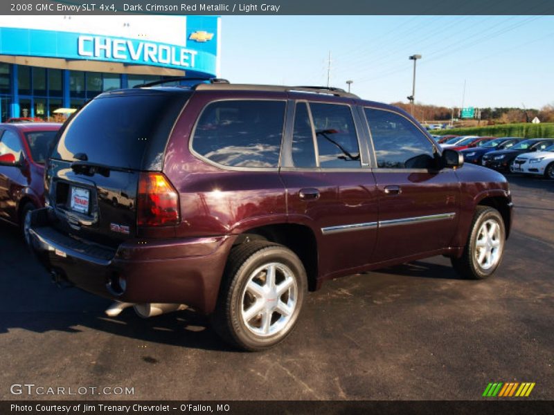 Dark Crimson Red Metallic / Light Gray 2008 GMC Envoy SLT 4x4
