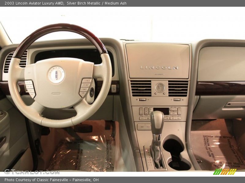 Silver Birch Metallic / Medium Ash 2003 Lincoln Aviator Luxury AWD