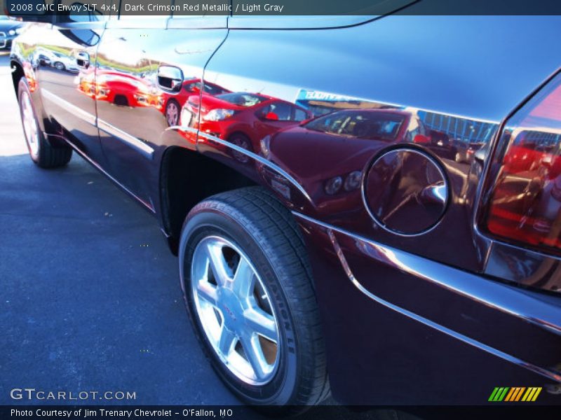 Dark Crimson Red Metallic / Light Gray 2008 GMC Envoy SLT 4x4