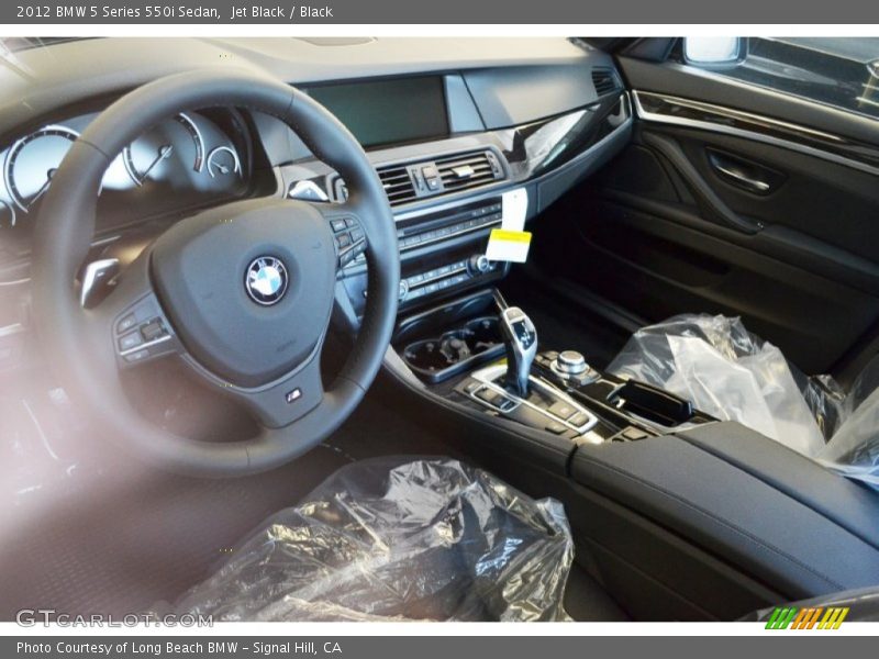 Jet Black / Black 2012 BMW 5 Series 550i Sedan