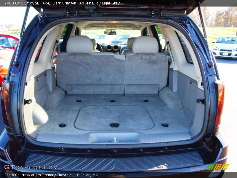 Dark Crimson Red Metallic / Light Gray 2008 GMC Envoy SLT 4x4