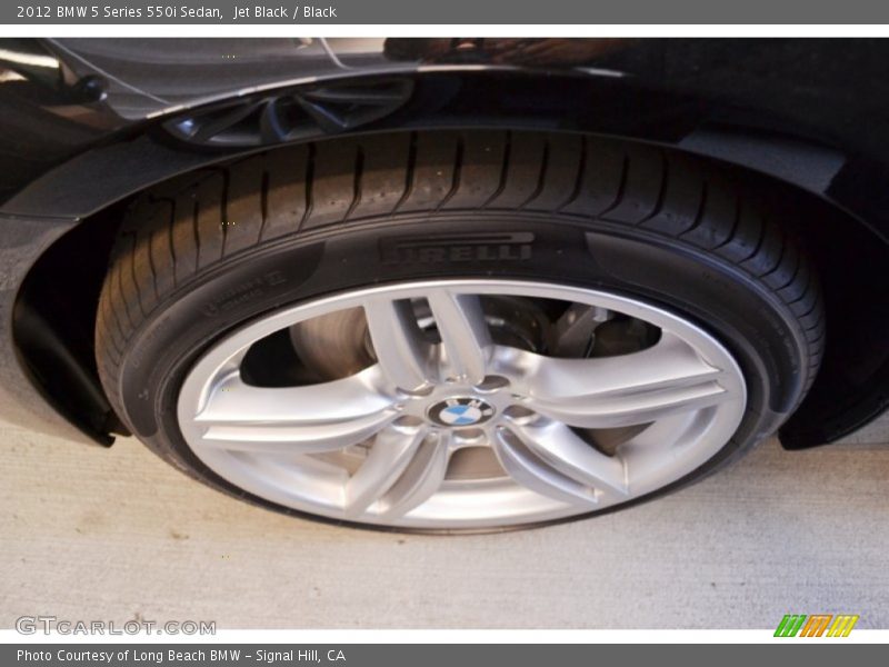 Jet Black / Black 2012 BMW 5 Series 550i Sedan