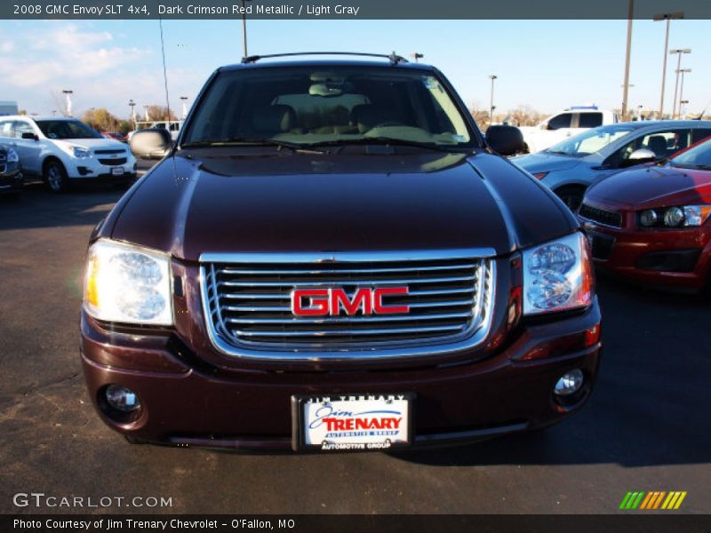 Dark Crimson Red Metallic / Light Gray 2008 GMC Envoy SLT 4x4