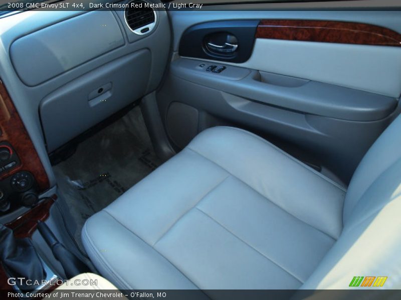Dark Crimson Red Metallic / Light Gray 2008 GMC Envoy SLT 4x4