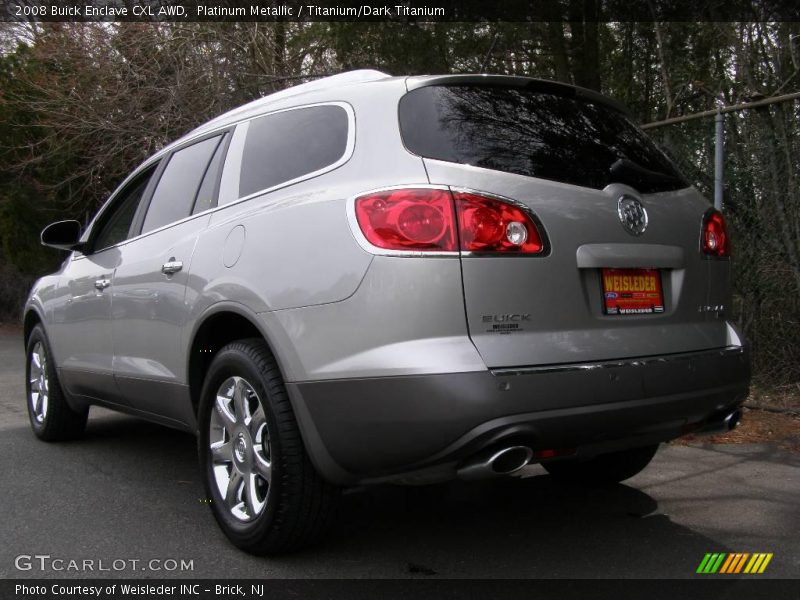 Platinum Metallic / Titanium/Dark Titanium 2008 Buick Enclave CXL AWD