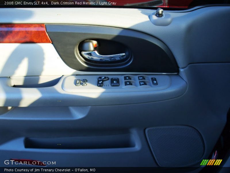 Dark Crimson Red Metallic / Light Gray 2008 GMC Envoy SLT 4x4