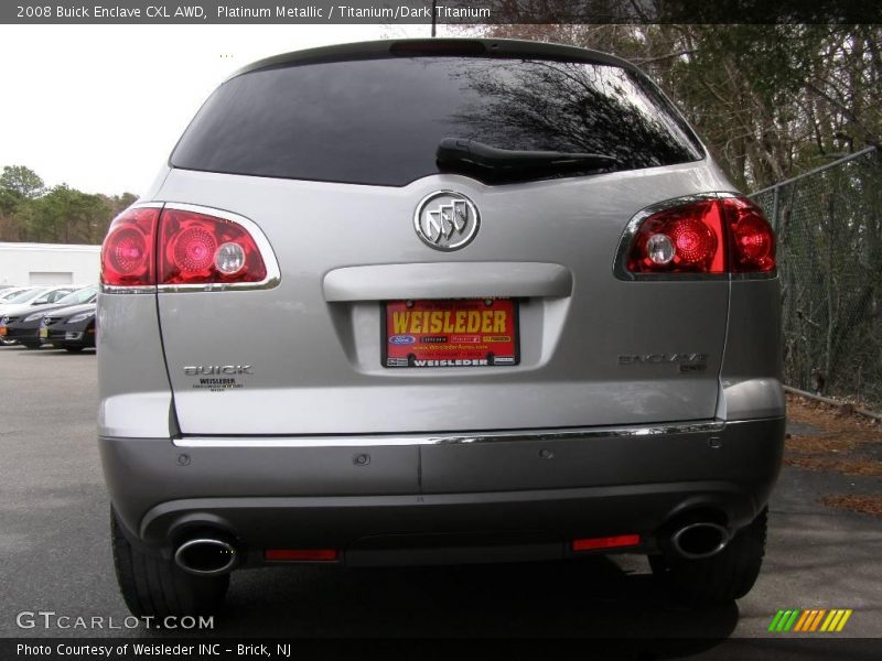 Platinum Metallic / Titanium/Dark Titanium 2008 Buick Enclave CXL AWD