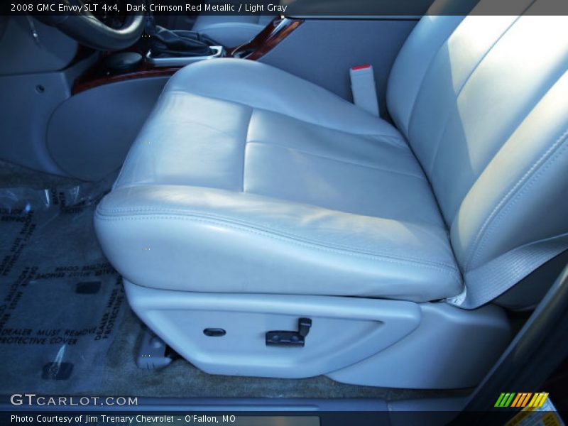 Dark Crimson Red Metallic / Light Gray 2008 GMC Envoy SLT 4x4