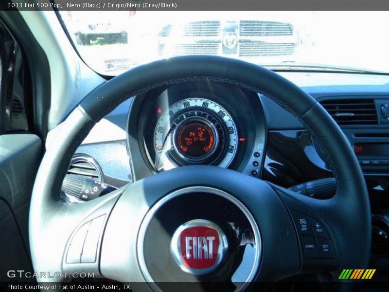 Nero (Black) / Grigio/Nero (Gray/Black) 2013 Fiat 500 Pop