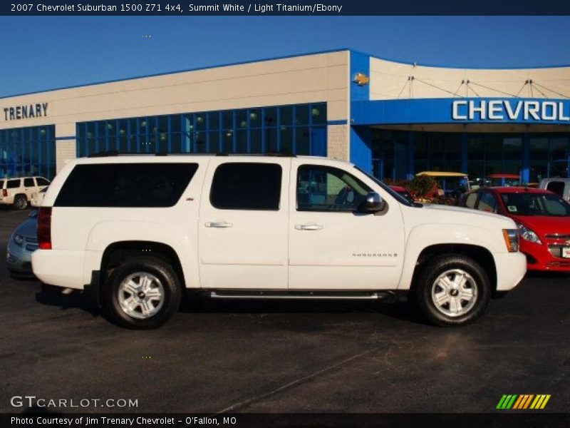 Summit White / Light Titanium/Ebony 2007 Chevrolet Suburban 1500 Z71 4x4