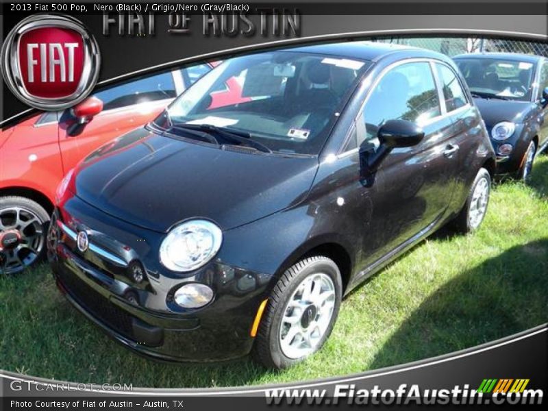 Nero (Black) / Grigio/Nero (Gray/Black) 2013 Fiat 500 Pop