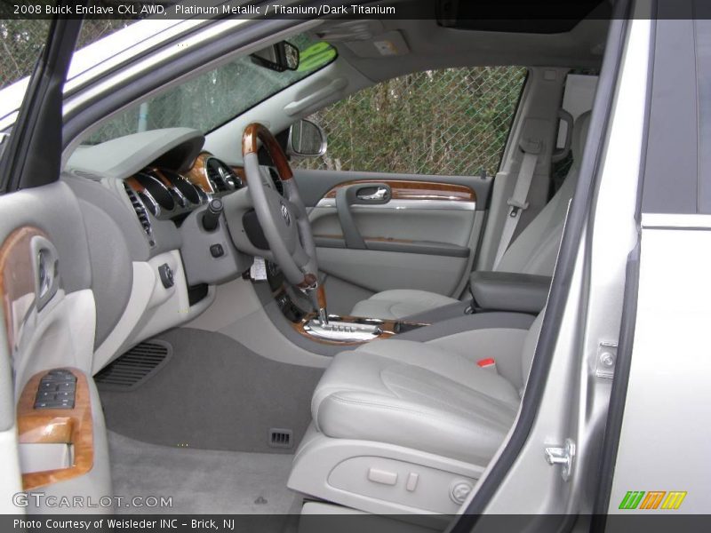 Platinum Metallic / Titanium/Dark Titanium 2008 Buick Enclave CXL AWD