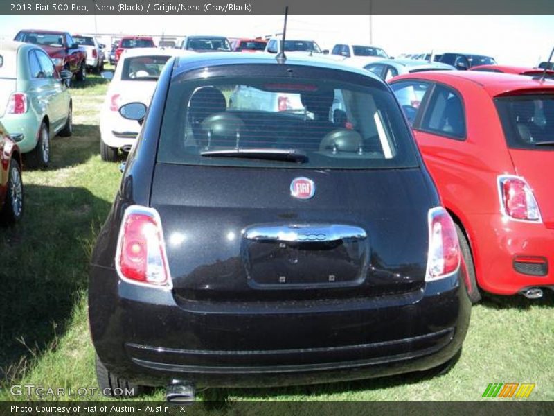 Nero (Black) / Grigio/Nero (Gray/Black) 2013 Fiat 500 Pop