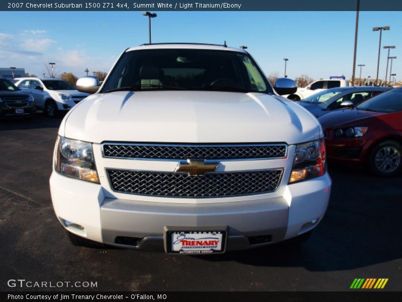 Summit White / Light Titanium/Ebony 2007 Chevrolet Suburban 1500 Z71 4x4