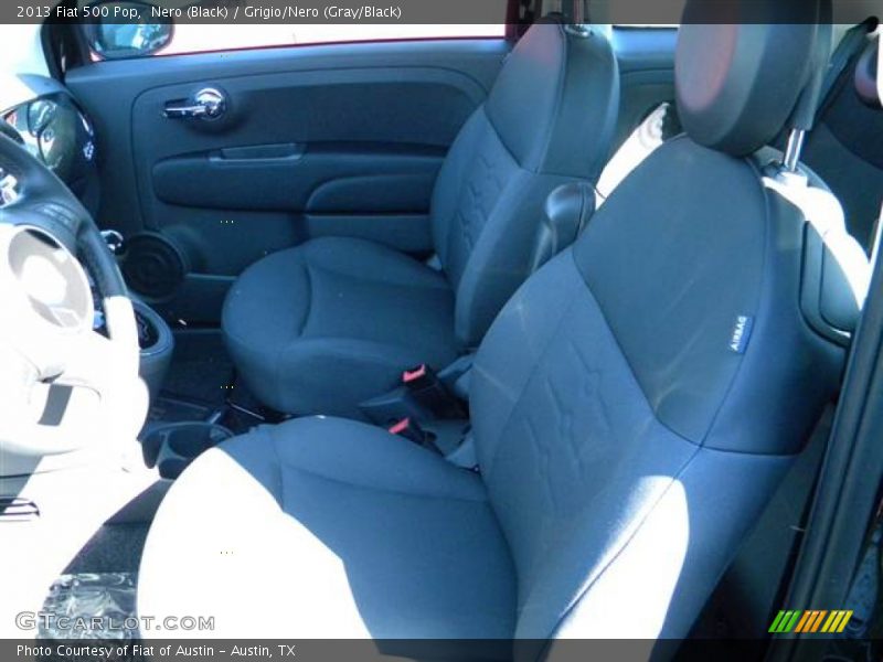 Nero (Black) / Grigio/Nero (Gray/Black) 2013 Fiat 500 Pop