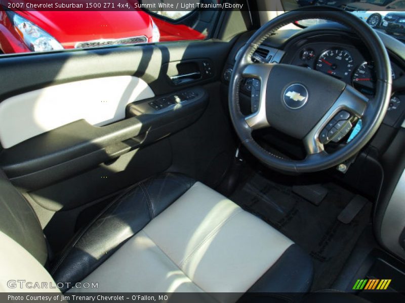 Summit White / Light Titanium/Ebony 2007 Chevrolet Suburban 1500 Z71 4x4
