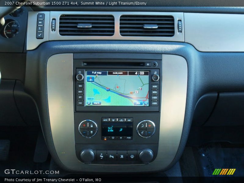 Summit White / Light Titanium/Ebony 2007 Chevrolet Suburban 1500 Z71 4x4
