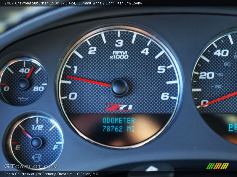 Summit White / Light Titanium/Ebony 2007 Chevrolet Suburban 1500 Z71 4x4