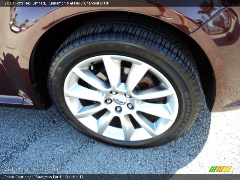 Cinnamon Metallic / Charcoal Black 2010 Ford Flex Limited
