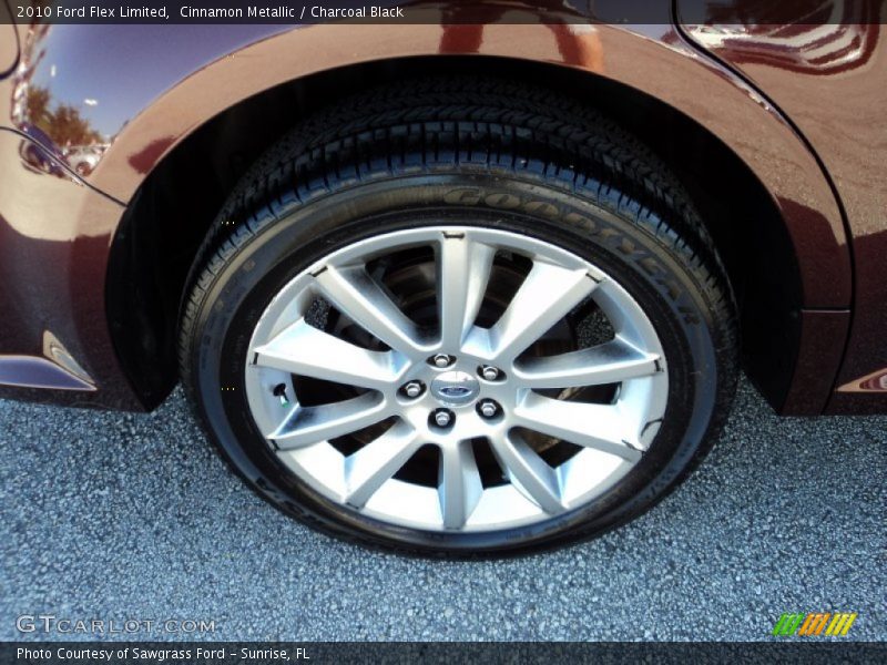Cinnamon Metallic / Charcoal Black 2010 Ford Flex Limited