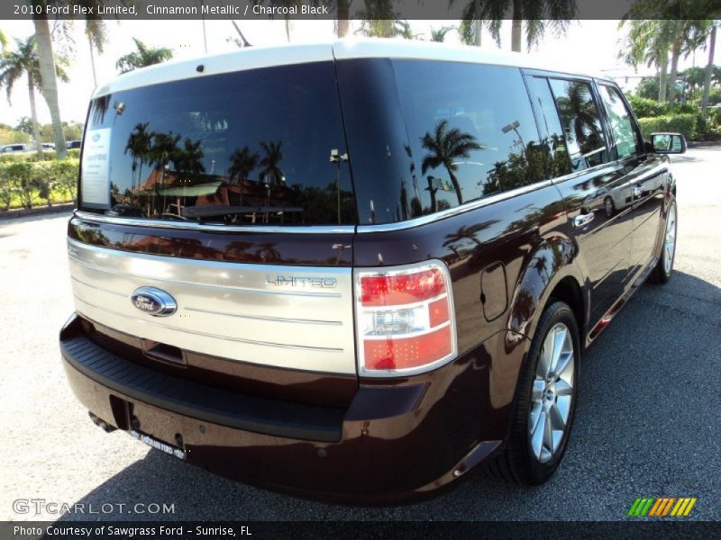 Cinnamon Metallic / Charcoal Black 2010 Ford Flex Limited