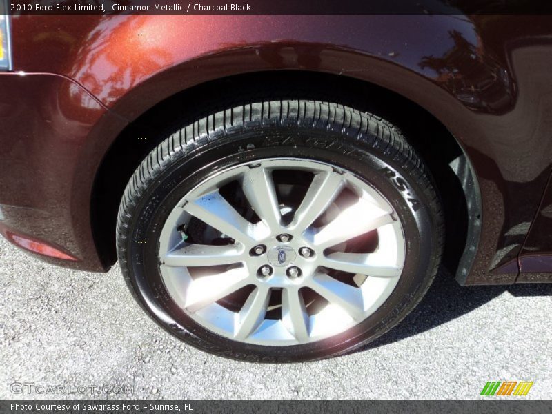 Cinnamon Metallic / Charcoal Black 2010 Ford Flex Limited