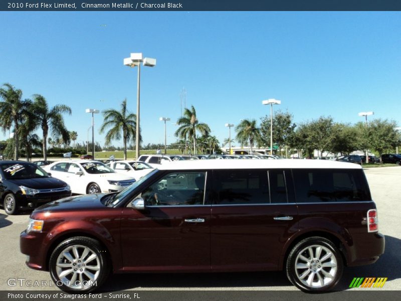 Cinnamon Metallic / Charcoal Black 2010 Ford Flex Limited