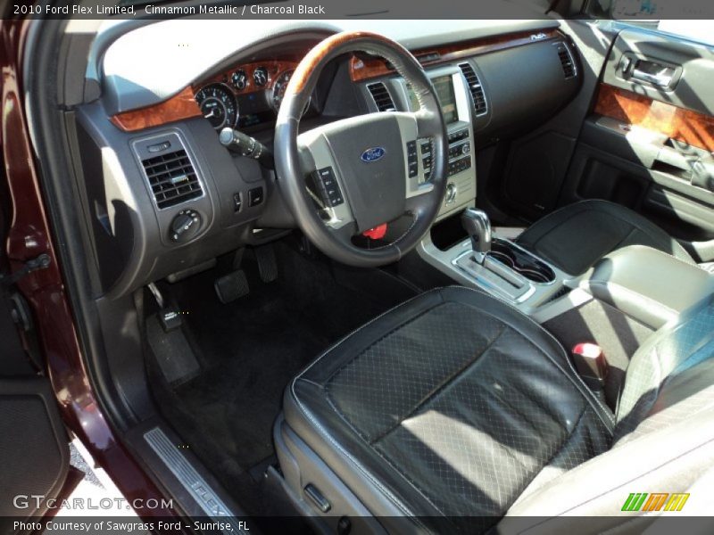 Cinnamon Metallic / Charcoal Black 2010 Ford Flex Limited