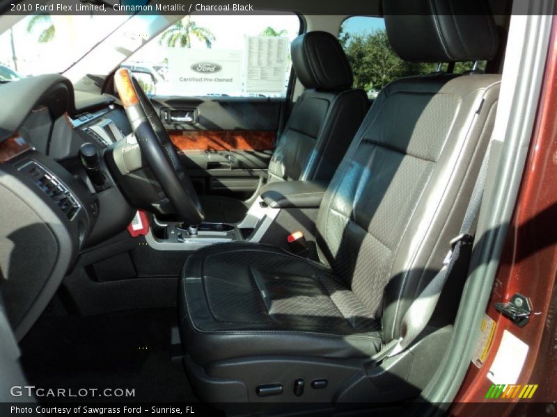 Cinnamon Metallic / Charcoal Black 2010 Ford Flex Limited