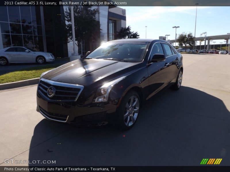 Black Raven / Jet Black/Jet Black Accents 2013 Cadillac ATS 3.6L Luxury