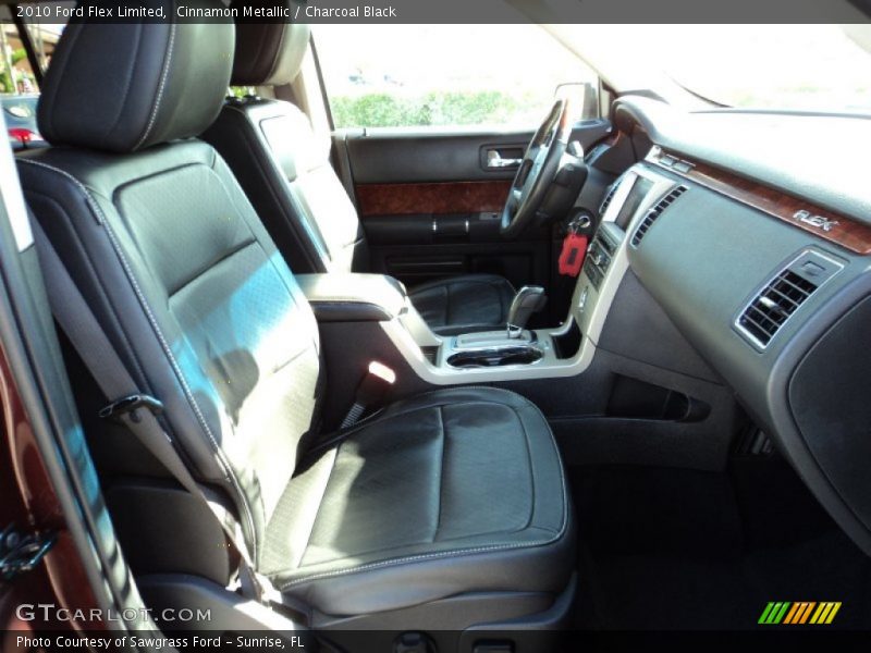 Cinnamon Metallic / Charcoal Black 2010 Ford Flex Limited