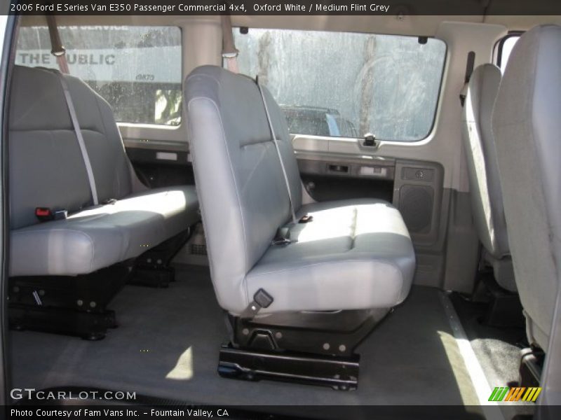 Oxford White / Medium Flint Grey 2006 Ford E Series Van E350 Passenger Commercial 4x4