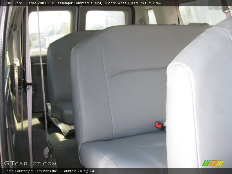 Oxford White / Medium Flint Grey 2006 Ford E Series Van E350 Passenger Commercial 4x4
