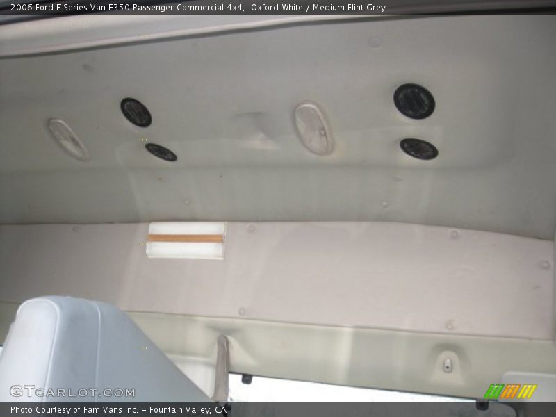 Oxford White / Medium Flint Grey 2006 Ford E Series Van E350 Passenger Commercial 4x4