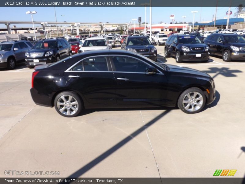 Black Raven / Jet Black/Jet Black Accents 2013 Cadillac ATS 3.6L Luxury