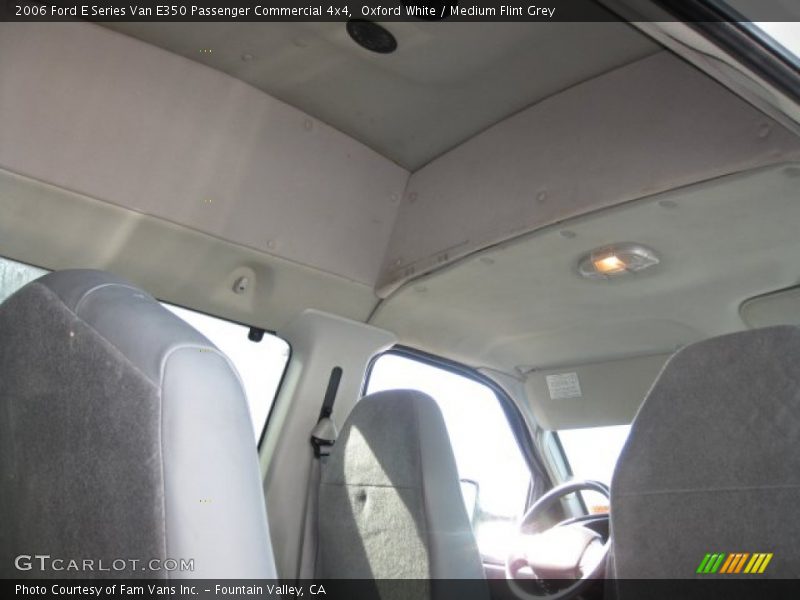 Oxford White / Medium Flint Grey 2006 Ford E Series Van E350 Passenger Commercial 4x4