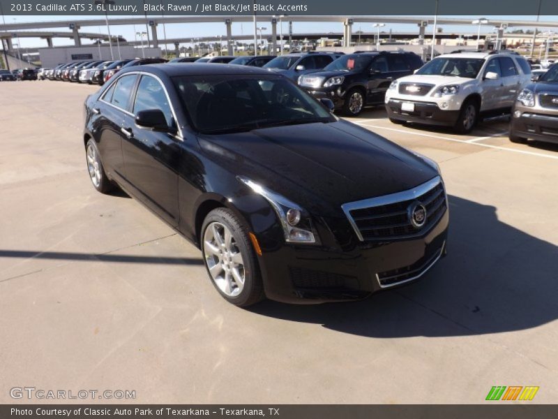 Black Raven / Jet Black/Jet Black Accents 2013 Cadillac ATS 3.6L Luxury