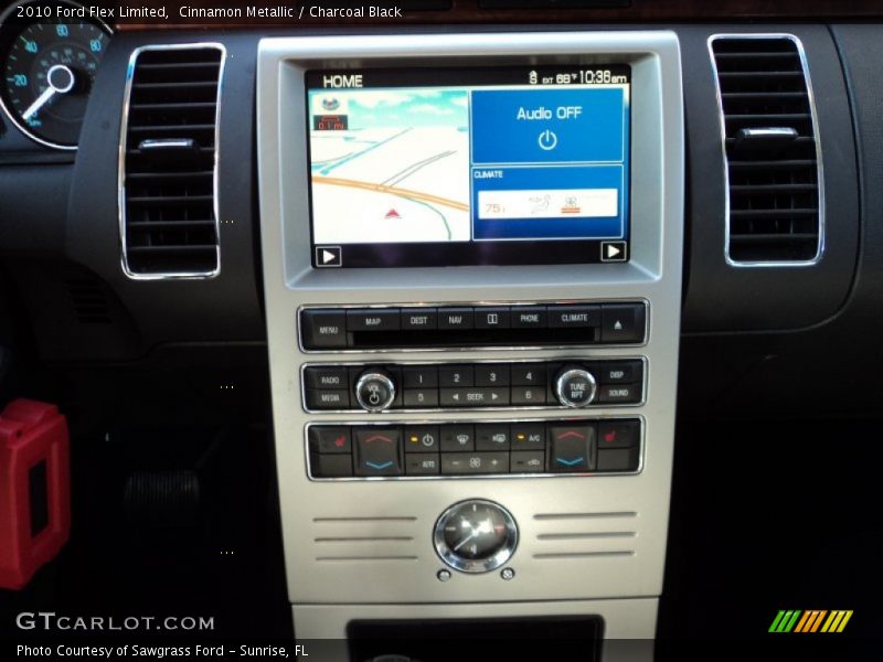 Cinnamon Metallic / Charcoal Black 2010 Ford Flex Limited