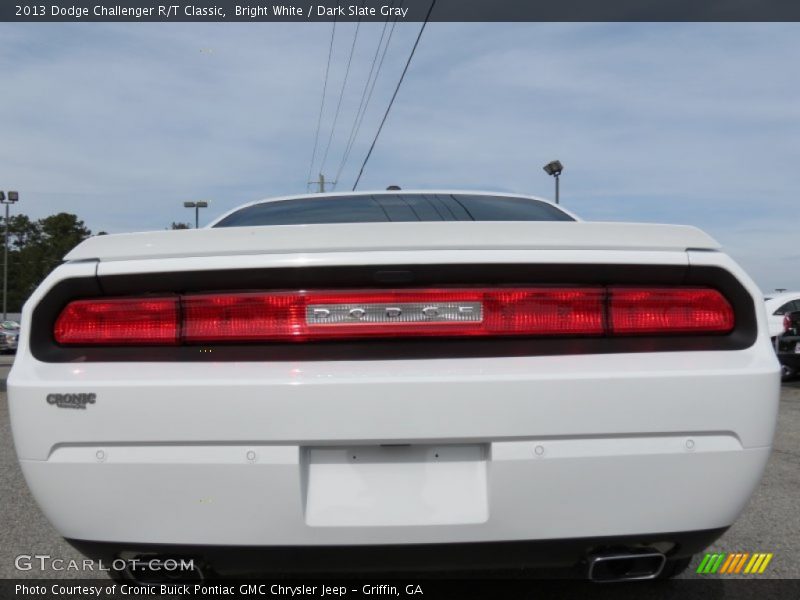Bright White / Dark Slate Gray 2013 Dodge Challenger R/T Classic
