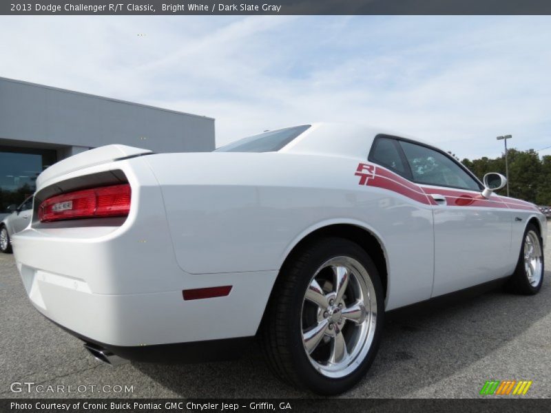 Bright White / Dark Slate Gray 2013 Dodge Challenger R/T Classic