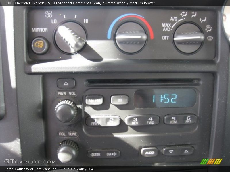 Summit White / Medium Pewter 2007 Chevrolet Express 3500 Extended Commercial Van