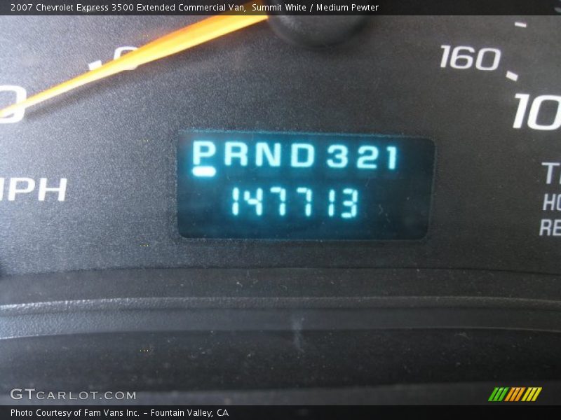 Summit White / Medium Pewter 2007 Chevrolet Express 3500 Extended Commercial Van