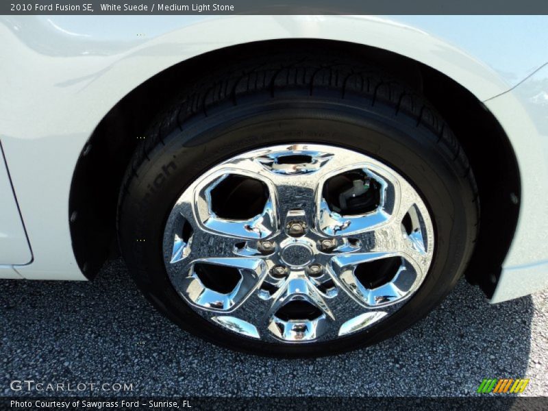 White Suede / Medium Light Stone 2010 Ford Fusion SE