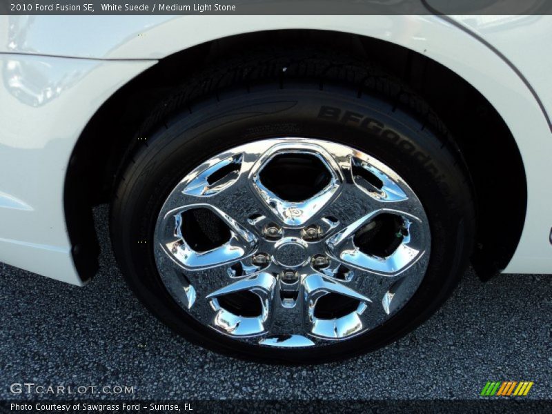 White Suede / Medium Light Stone 2010 Ford Fusion SE