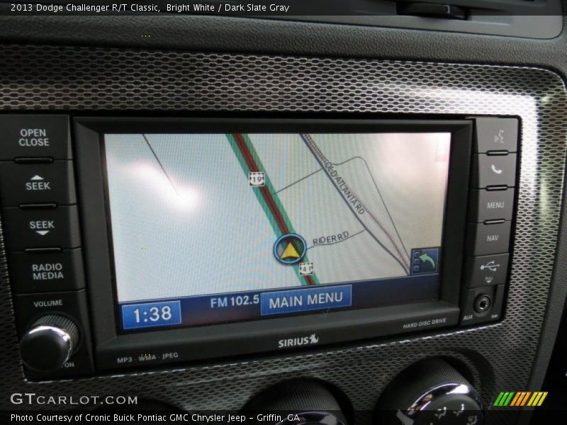 Navigation of 2013 Challenger R/T Classic