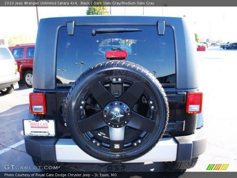 Black / Dark Slate Gray/Medium Slate Gray 2010 Jeep Wrangler Unlimited Sahara 4x4