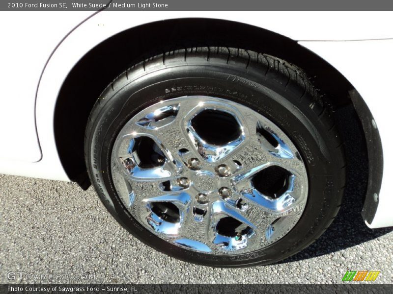 White Suede / Medium Light Stone 2010 Ford Fusion SE