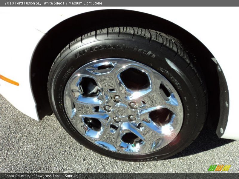 White Suede / Medium Light Stone 2010 Ford Fusion SE