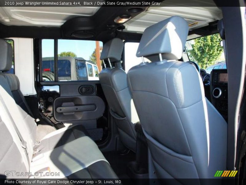 Black / Dark Slate Gray/Medium Slate Gray 2010 Jeep Wrangler Unlimited Sahara 4x4