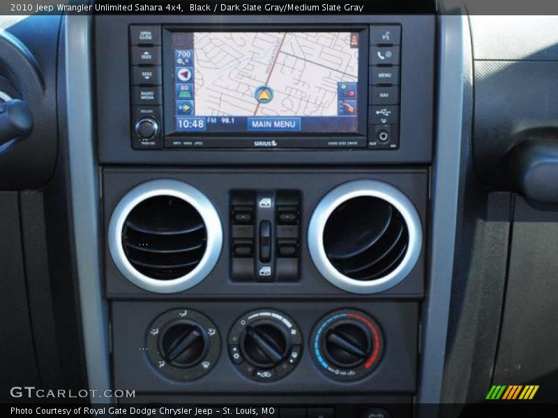 Black / Dark Slate Gray/Medium Slate Gray 2010 Jeep Wrangler Unlimited Sahara 4x4
